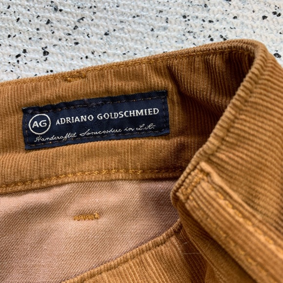 Like-new Adriano Goldschmied Caramel Corduroy Everett Trouser Bootcut - Picture 10 of 12